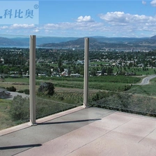 porcelana Aluminum balustrade handrail post or aluminum railing post fabricante