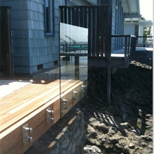 China frameless glass balustrade stainless steel standoff bracket accessories manufacturer