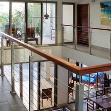 China stainless steel cable and wire rope railing system for US market manufacturer