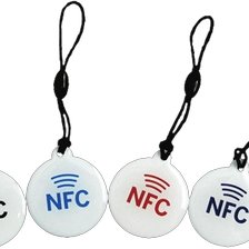 China. Muundo Maalum wa ACM-NFC-T012 Epoxy Unayoweza Kuandikwa Upya rfid ning'iniza lebo ya mizigo RFID keychain keyring Mzalishaji