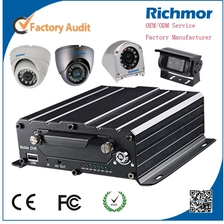 الصين AHD vehicle dvr wth 4channels 720P resolution input GPS tracking with fuel sensor for truck surveillance الصانع