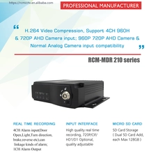 الصين H 264 DVR Reset Password 4CH Car mobile DVR for sale with Car DVD Player with Reversing Camera الصانع