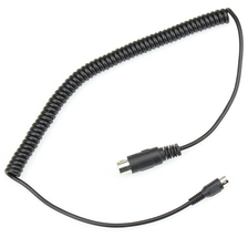 China 4 5 6-adriges Kabel mit geradem Stecker und lockigem Kabel 6 FT Mini-DIN-Kabel, schwarz Hersteller