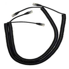 China Black 8 core coiled pvc pu utp cat5e cat6 network internet rj45 ethernet patch cable manufacturer