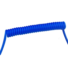 China Hersteller des blauen Spulenkabels, Spulenaudiokabel, 8-adriges Cat-5-Spulen-Ethernetkabel Hersteller