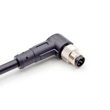 China M12 3 4 5 6 8-poliger 90-Grad-Stecker Hersteller
