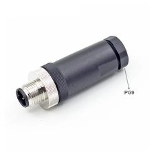 China M12 Industriefeld verdrahtbar M12 Sensorstecker 3-poliger Adapterstecker Hersteller