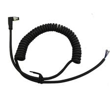 China M8 6-poliger Winkelstecker flexibles PVC-PU-Mantel-Spiralkabel 2 Meter Hersteller