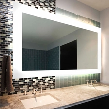 China Good quality 5mm 6mm hotel LED light backlit illuminated bathroom mirror manufacturer manufacturer