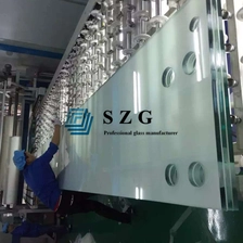 China 15mm+1.52 pvb+15mm+1.52 pvb+15mm ultra clear tempered laminated glass,48.04mm low iron toughened laminated glass, 45mm extra clear double pane glass manufacturer