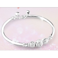 China Custom Sterling Silver 925 Bracelet Beads Bangle Manufacturer manufacturer