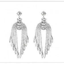 الصين Delicate Crystal High Quality New Style Fashion Long Earring for Women Wedding Dress Accessories الصانع