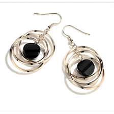 الصين Fashion Acrylic Sheet Plating 14K Tassels Earrings Manufacturer in China الصانع