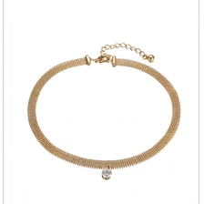 China Fashion High Quality Environmental Copper Short Necklace for Woman manufacturer