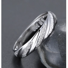 China Fashion Sterling Silver Ring for Men 99 Silver Boy Ring Manufacturer in China manufacturer