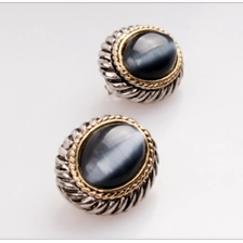 China Latest fashion design Black Bead stud earrings jewelry wholesale Earrings accessories manufacturer