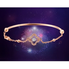 Chine Professional Supplier Metal Alloy Rose Gold Bracelet Diamond 4C Standard fabricant