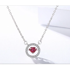 中国 Wholesale Cheap Price 925 sterling silver jewelry with zircon necklace for girls メーカー