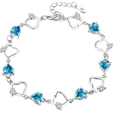 China 2018 Bracelet 925 Sterling Silver  Jewelry Shines with Beauty Suit for girls Bangles as Gift manufacturer