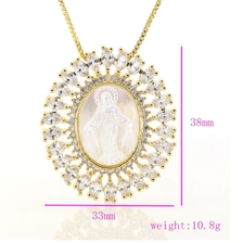 China 2018 Trending Products OEM micro pave chain necklace pendant, fashionable jewelry pendant necklace for sale Hersteller