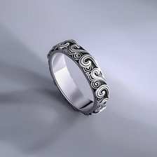 China 925 Silver Woman Men Ring Supplier in China manufacturer