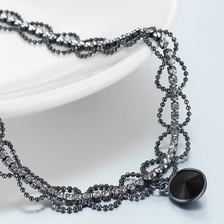 China Factory Price Minimum Order Quantity Black Choker Necklace Manufacturer in China manufacturer