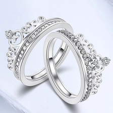 China High Polish 18k gold crown ring supplier in China manufacturer