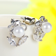 China Hot sale stud earrings nice silver jewelry 925 sterling earrings Supplier China manufacturer