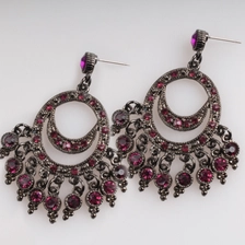 China Latest Fashion Jewellery Bridal Party Classical Earrings Jewellery Online Hoop Earring manufacturer