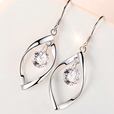 중국 Professional Supplier Sterling Silver Long Stud Earring Factory in China 제조업체