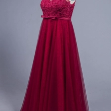 porcelana Último diseño simple Maxi ZZ-E0013 piso-longitud de encaje suave y apliques de encaje vestido de noche para mujeres gordas fabricante