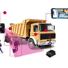 الصين Dual 256G SD Card 4CH AHD Cam Mobile DVR with 3G/4G GPS WiFi Module الصانع