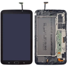 Çin LCD Dokunmatik Ekran Digitizer Meclisi Samsung Galaxy Tab 3 7.0 T210 Ekran için Çerçeve ile üretici firma