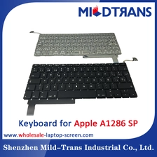 China SP-Laptop-Tastatur für Apple A1286 Hersteller