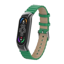 China CBXM7-22 Lederriemengurt für Xiaomi Mi Band 7 Fitnessarmband Hersteller