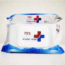 中国 75% Alcohol wipes disinfectant cleaning wipes Antiseptic wet wipes 制造商