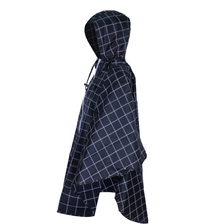 China Der stilvolle wasserdichte Regen-Plaid-Poncho der Frauen Soem-Druck-Regenmantel-Wasser-beständige leichte mit Kapuze Wrap Hersteller