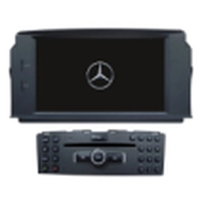 Çin Android 7.1 Quad Core 1024*600 Car DVD player GPS Navigation stere for Mercedes Benz c200 2007-2011 üretici firma