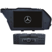 Çin Android 7.1 Quad Core 1024*600 Car DVD player GPS Navigation stere for Mercedes GLK 2008-2010 üretici firma