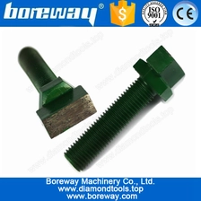 China Diamond screw grinding block for concrete,diamond screw grinding block for stone manufacturer