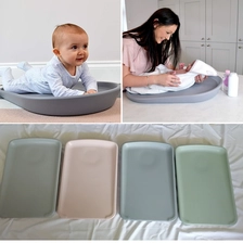 China Factory customize pu moulded foam baby changing pad for baby manufacturer