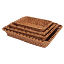 China Rectangular PP Rattan Bread/Fruit Basket---TSPP03 manufacturer