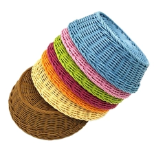 China Round Plastic Wicker PP Rattan Bread Basket  ---TSPP01 manufacturer