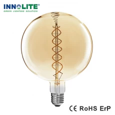 Chine Dimmable G300 courbé double ampoule à filament LED spirale, fournisseur double ampoules à filament spirale Chine, fournisseur double ampoules à filament spirale en Chine fabricant