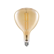 Chiny Możliwość przyciemniania R160 Big Size vintage żarówek LED filament 8W producent