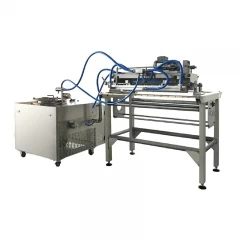 Cina 400 series decorating machine for production chocolate or biscuit or cake or others chocolate making machine produttore