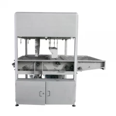 चीन Automatic small chocolate enrobing chocolate covering mini chocolate coating machine with cooling tunnel उत्पादक