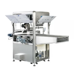 China coating machine enrobing chocolate for chocolate coating cereal bar chocolate fabrikant