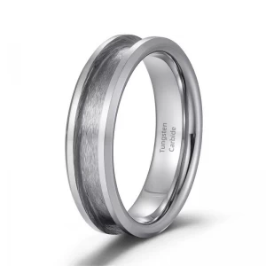 China Hochwertiger Hot Sale Classic Style 6mm Wolfram Carbide Blank Ringkern Engagement Ehering Blank Ring Core China Hersteller Hersteller