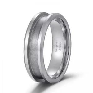 China Hochwertiger Hot Sale Classic Style 8mm Wolfram Carbide Blank Ringkern Engagement Ehering Blindende Ringkern China Hersteller Hersteller